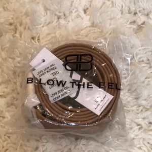 B-Low the Belt brown leather belt NWT